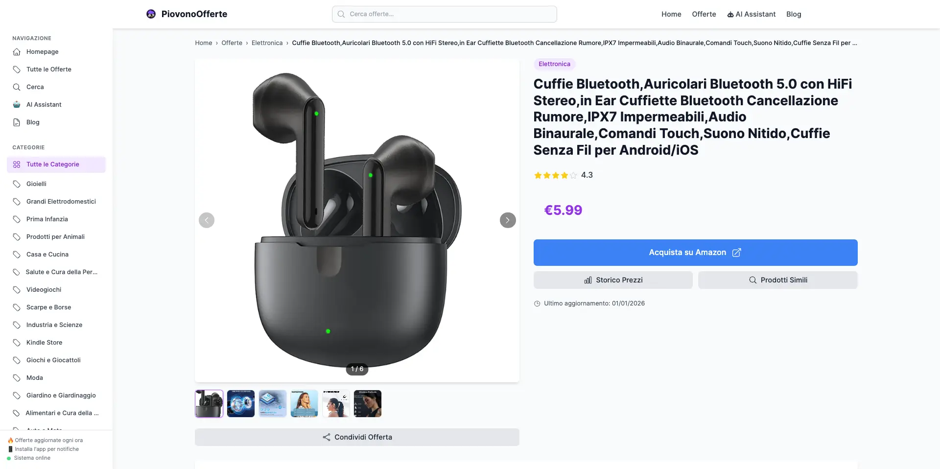 PiovonoOfferte - screenshot 2